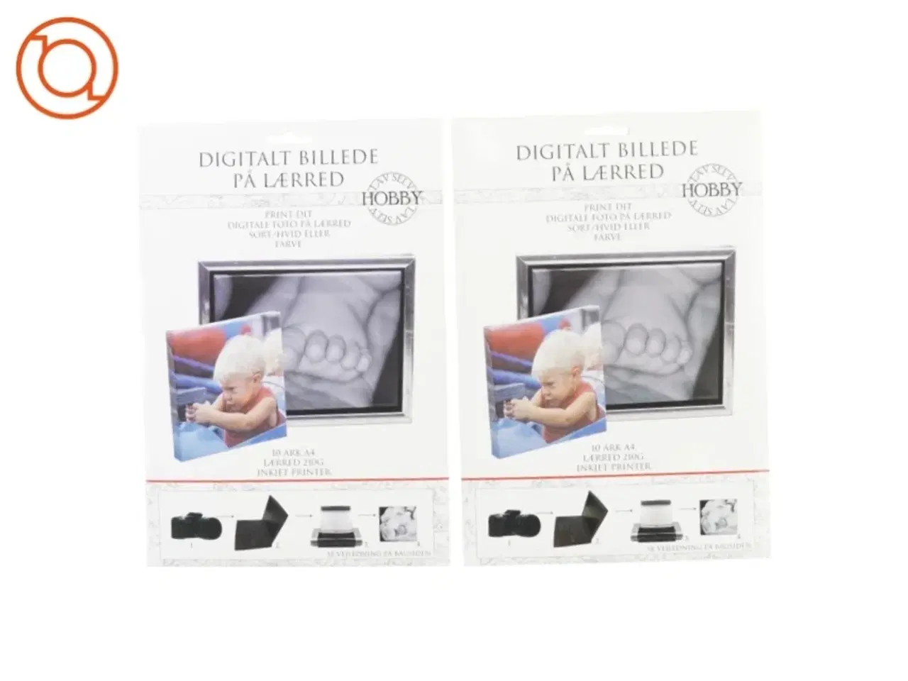 Billede 1 - 2 ubrugte pakker Digital billede på lærred fra Lav Selv Hobby (str. 35 x 24 cm)
