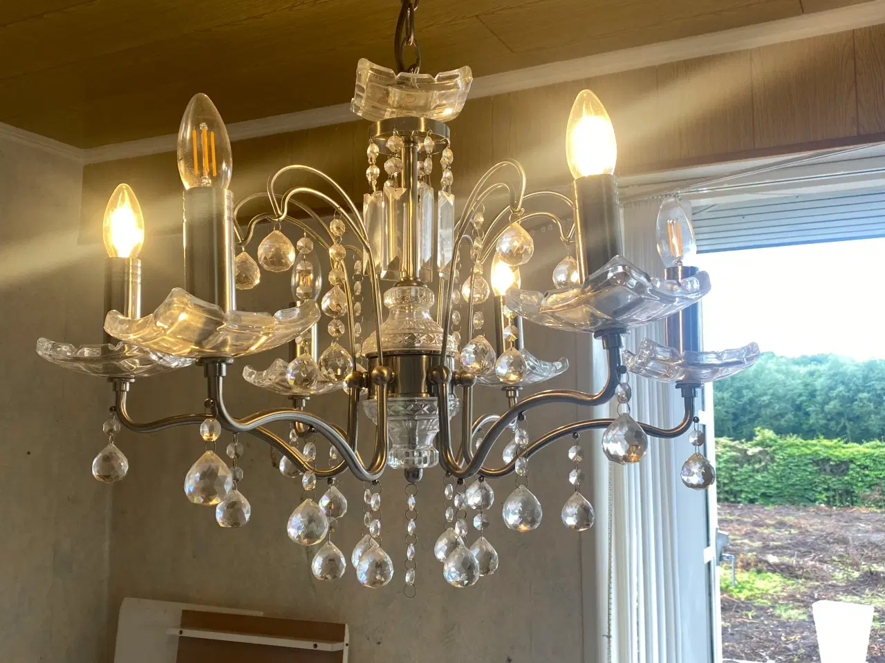 Billede 4 - Loftslampe med prismer