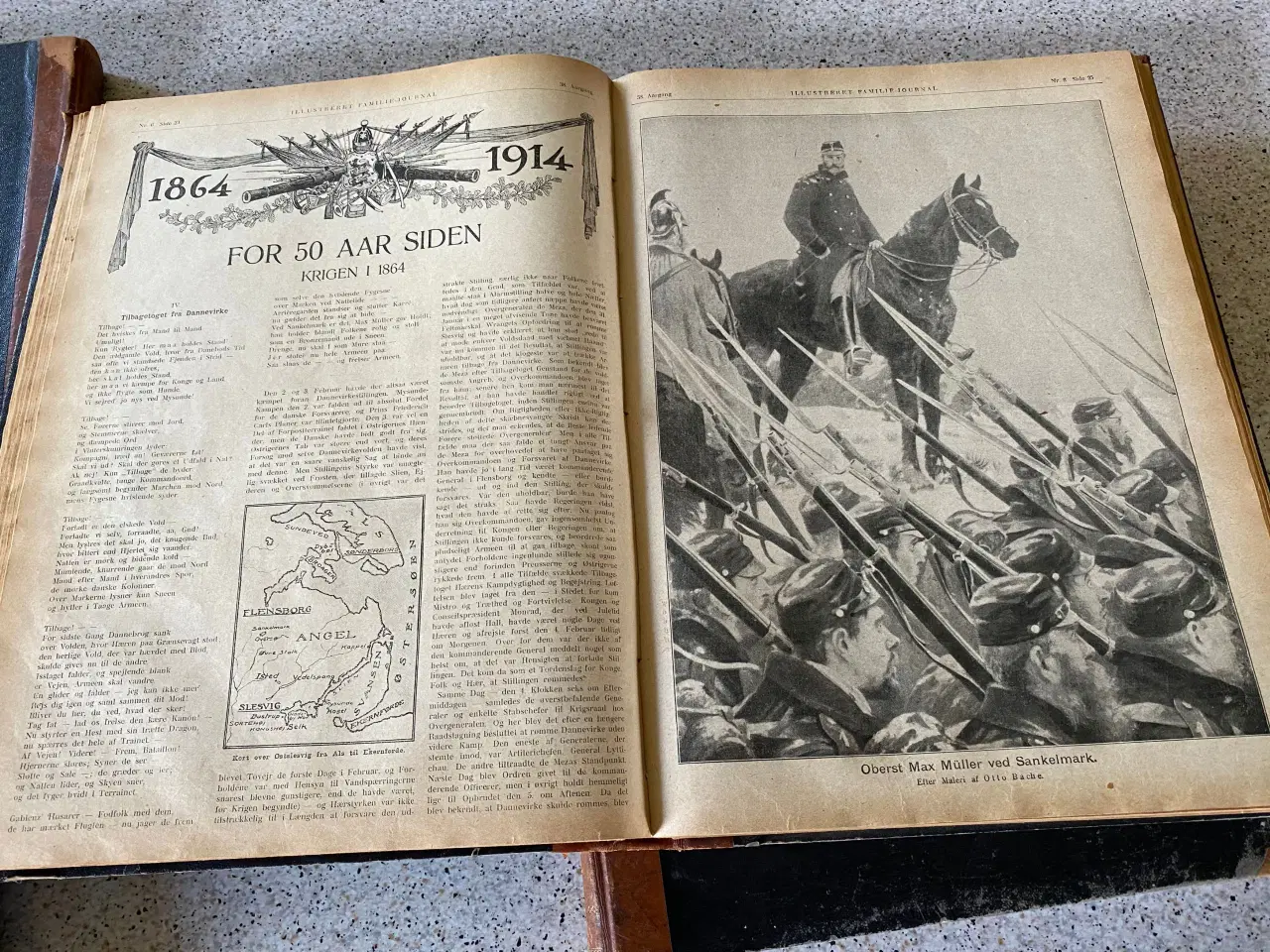 Billede 6 - Antik samlebøger 4 stk - Familie Journalen 1914