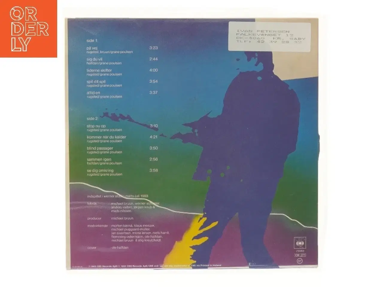 Billede 2 - Jens Rugsted - Blind Passager LP