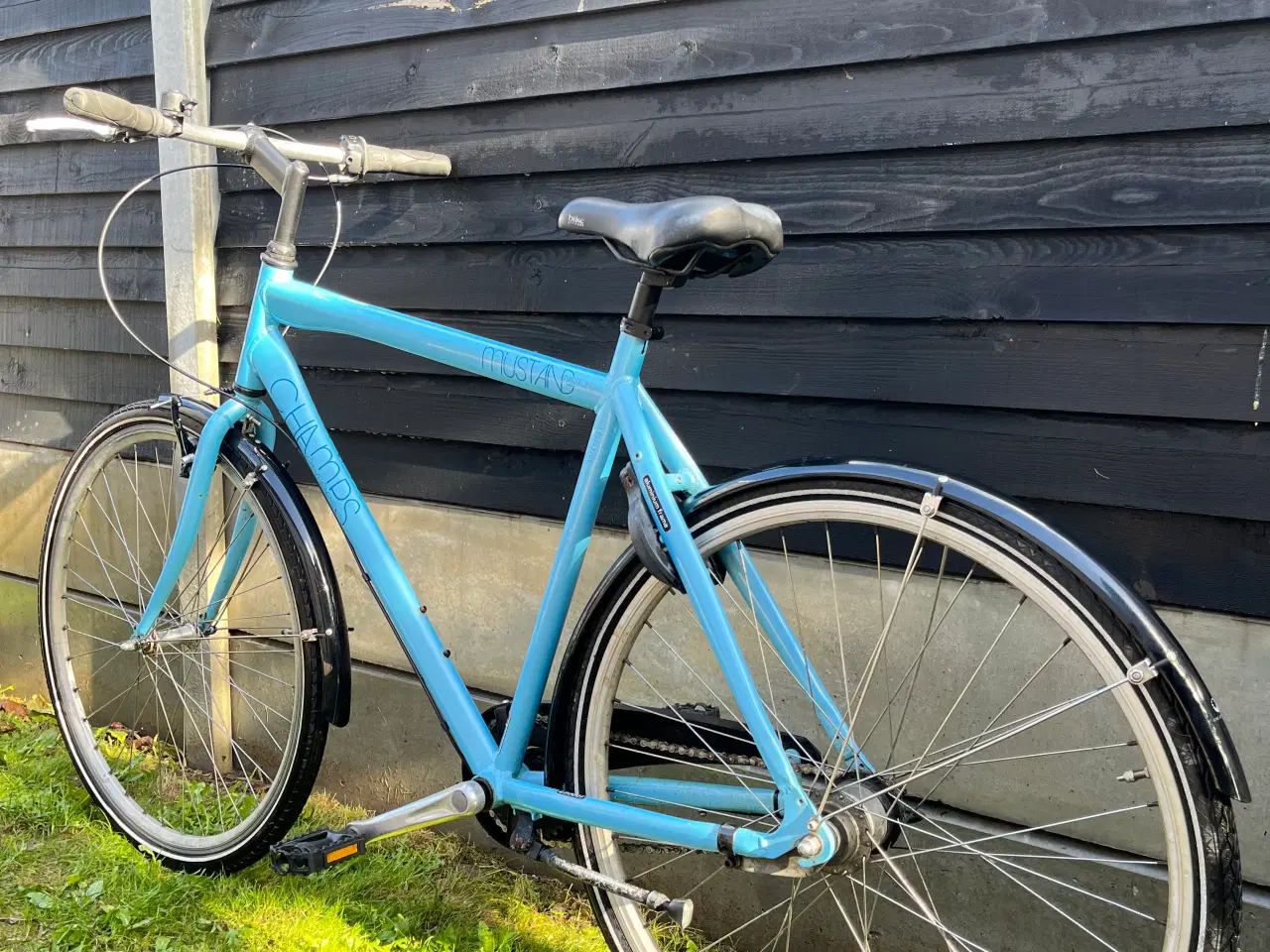 Billede 4 - Herre Mustang cykel i blå