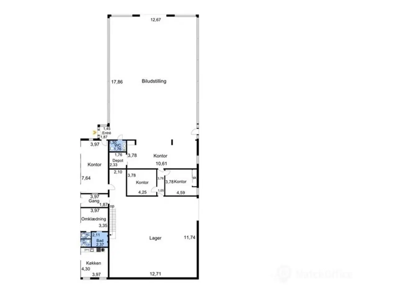 Billede 25 - Bilforretning med meget udenomsplads