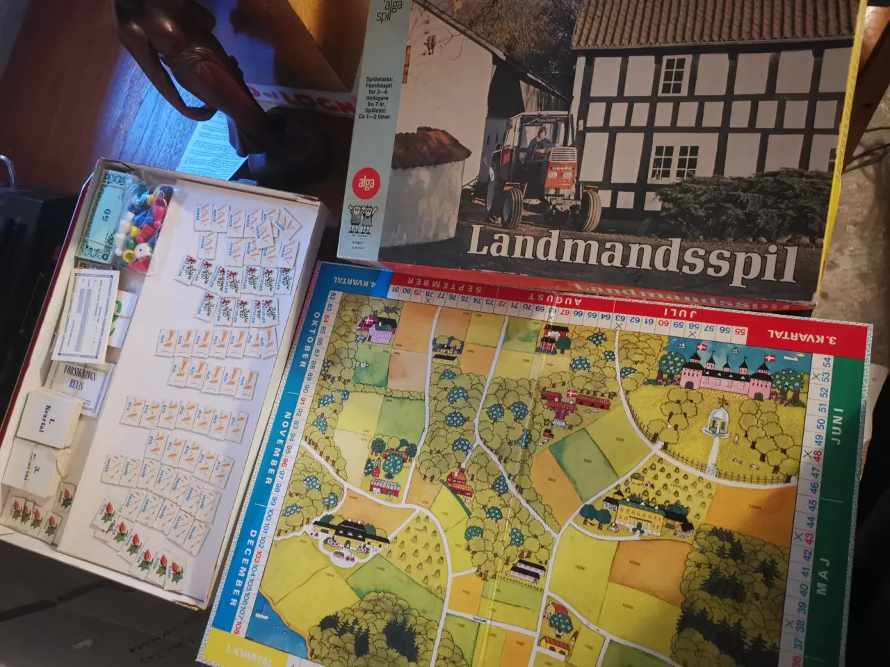 Billede 1 - Gammelt retro Landmandsspil Landmandsspillet