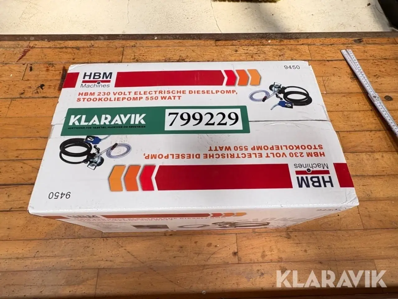 Billede 4 - Dieselpumpe HBM 550 watt