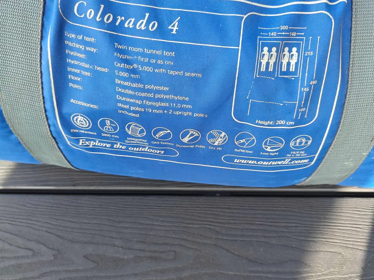 Billede 2 - Outwell 4 personers telt
