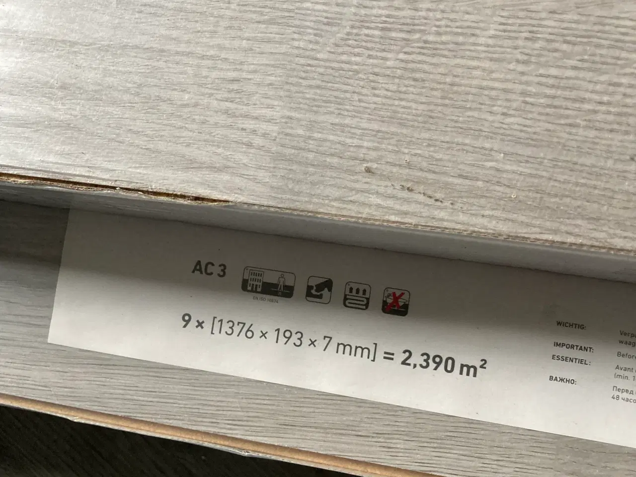 Billede 2 - Flot Laminat gulv.