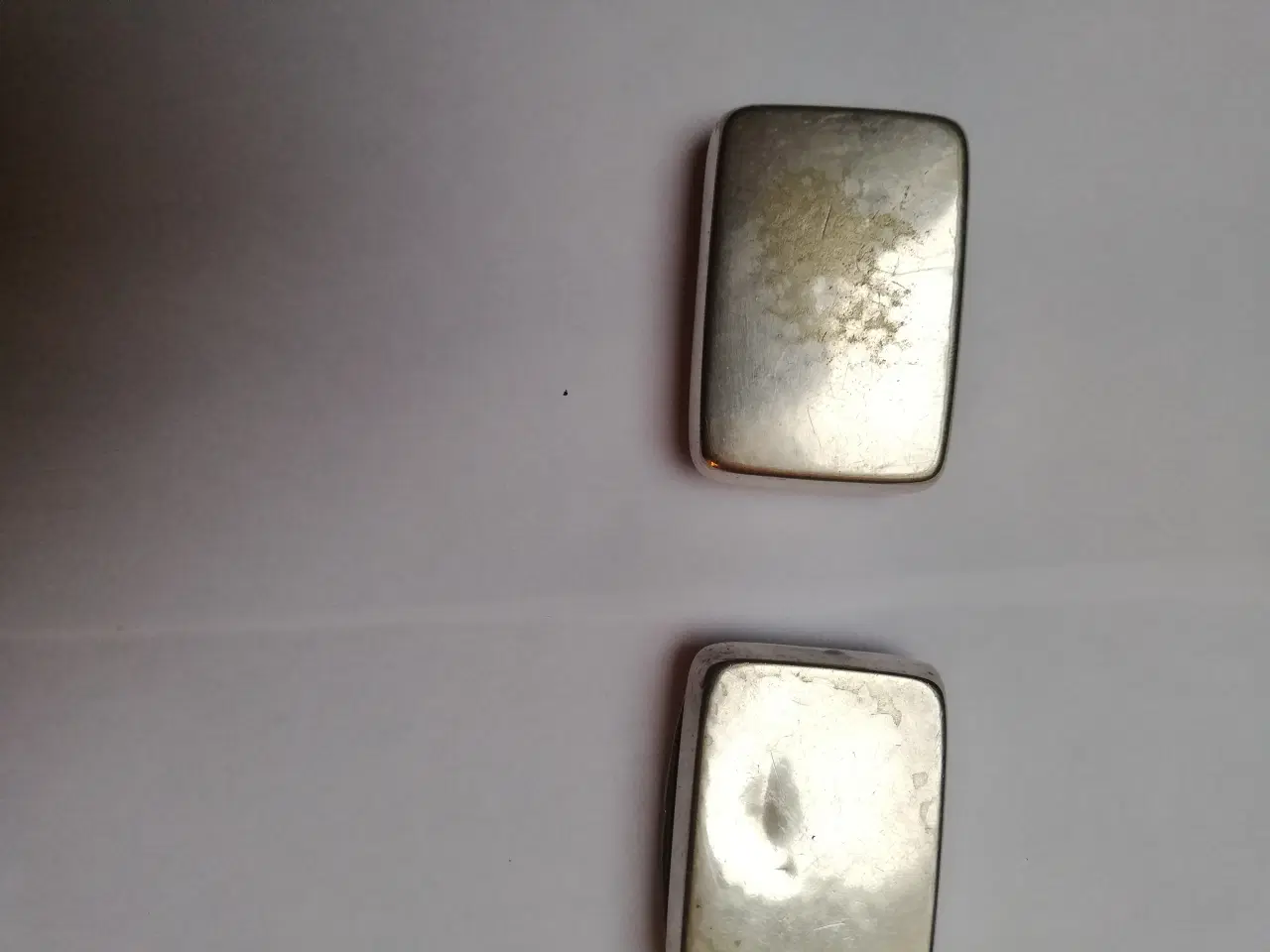 Billede 5 - 2 stk små antikke sølvskrin 