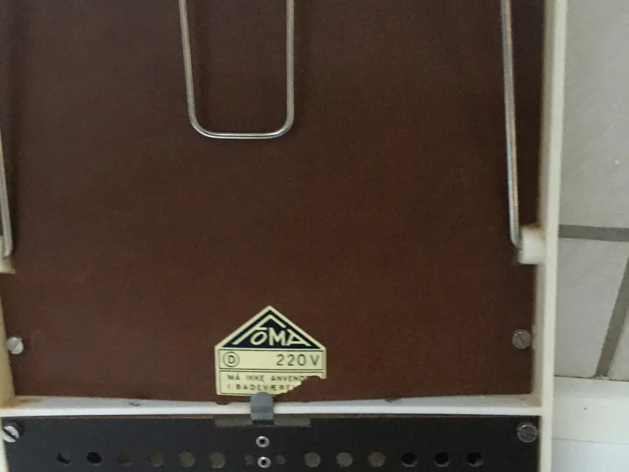 Billede 3 - Vintage FOAM spejl med lys i.