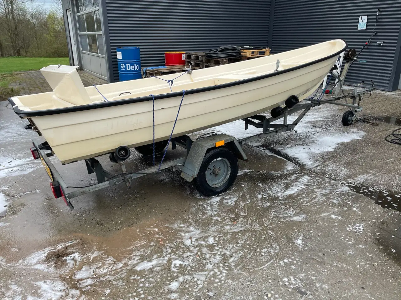 Billede 5 - 14 fod jolle med 10 hk Honda og trailer