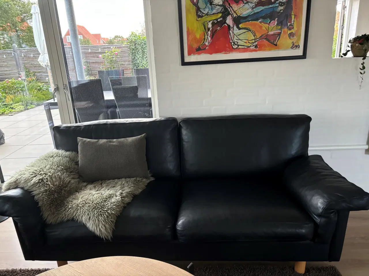 Billede 1 - Mogens Hansen lædersofa model 2163