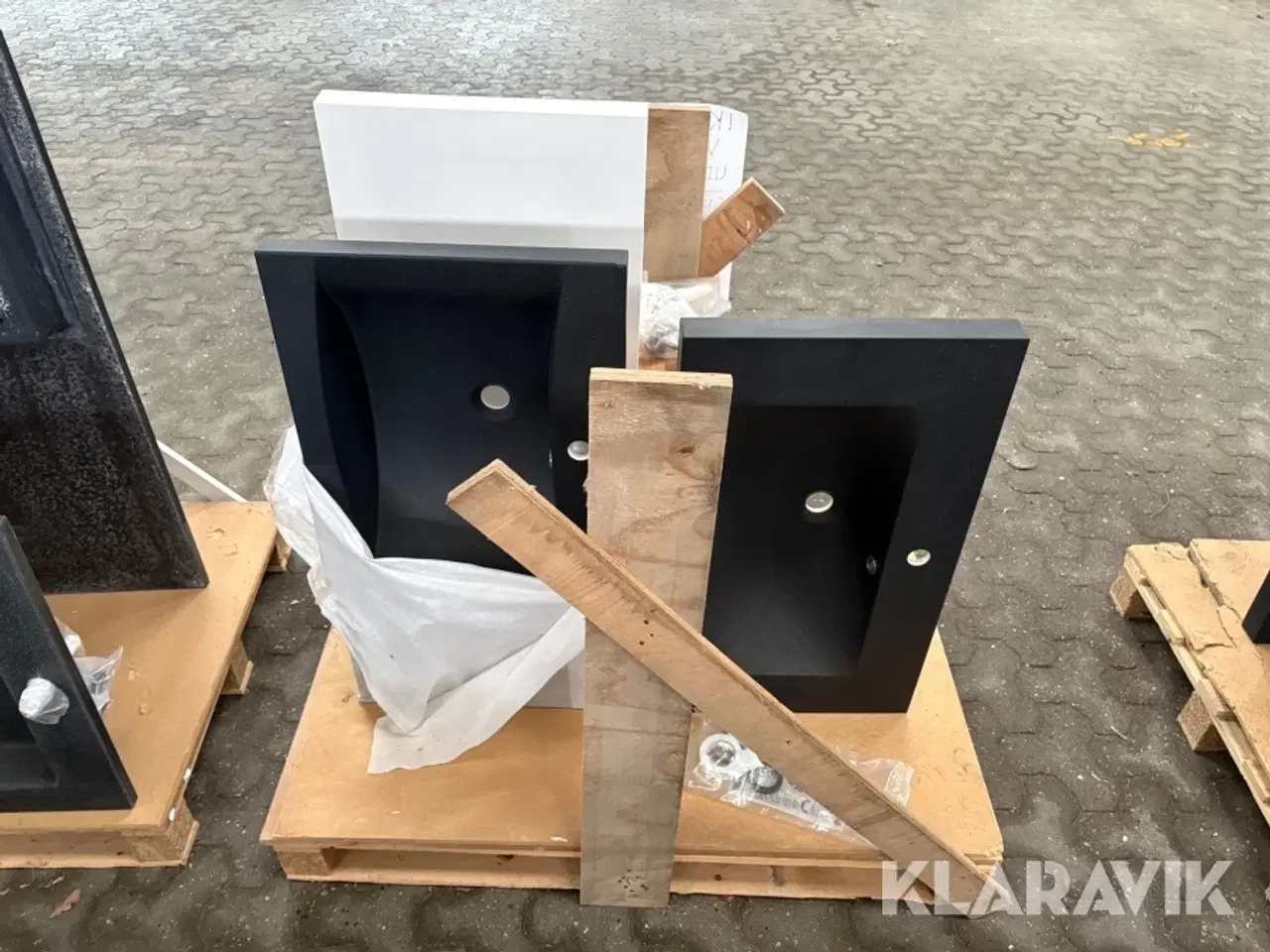 Billede 6 - Vaskebordplader Marbré & Marmorline til toilet - 223 styk.