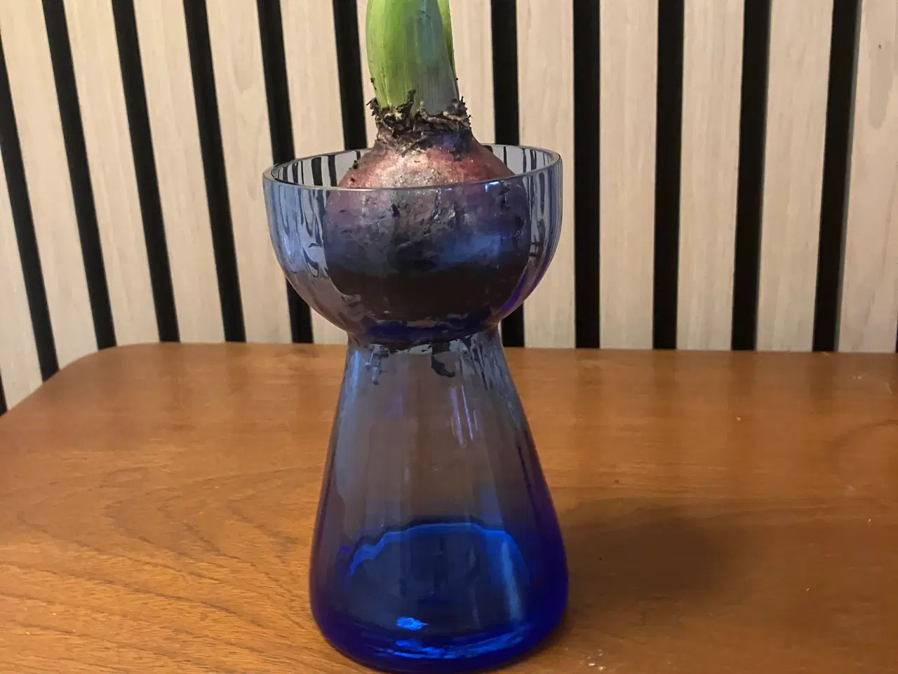 Billede 3 - Hyacintglas med optiske striber i god stand