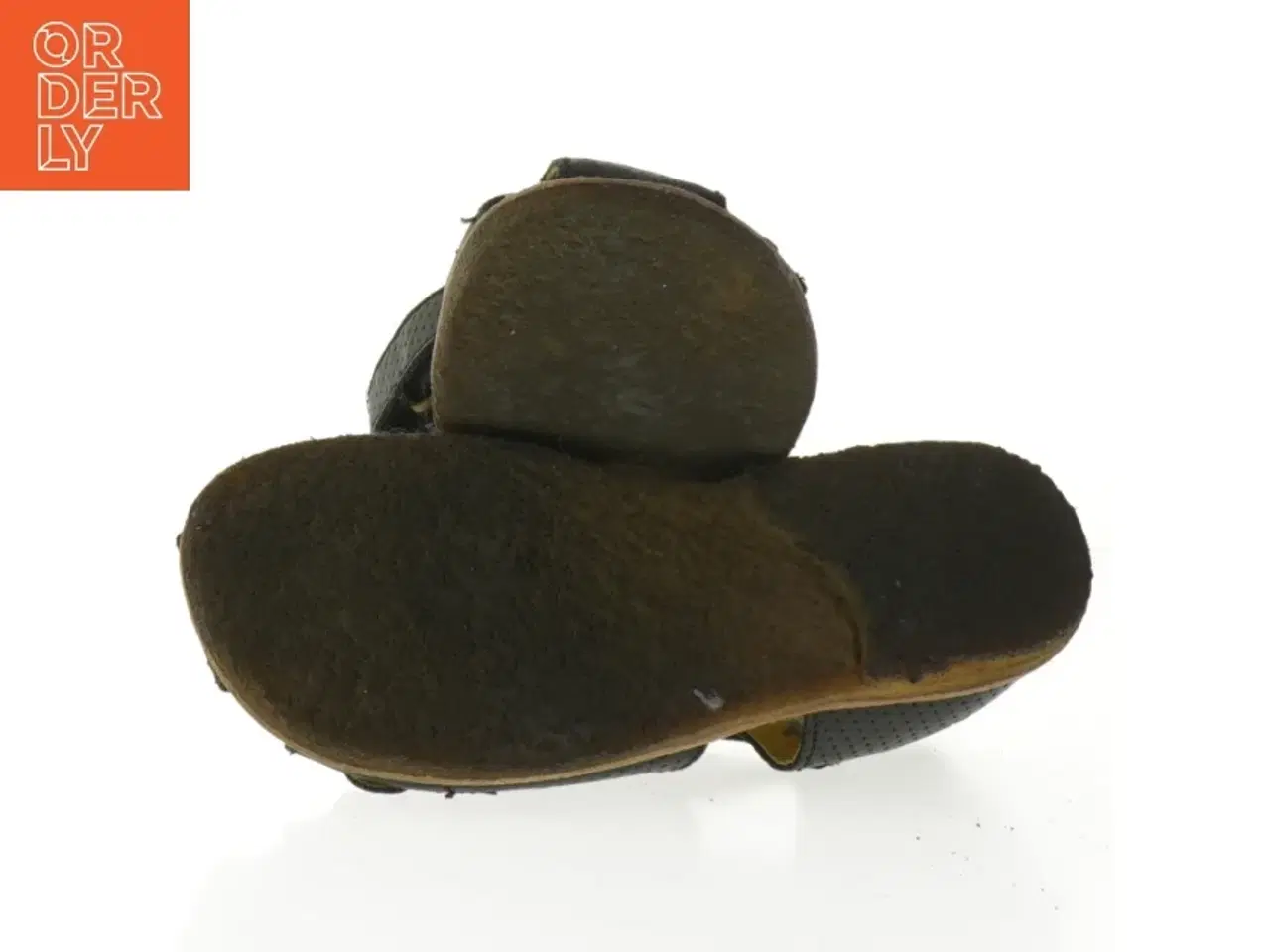 Billede 4 - Børnesandaler i sort læder (str. Længde. 23 cm)