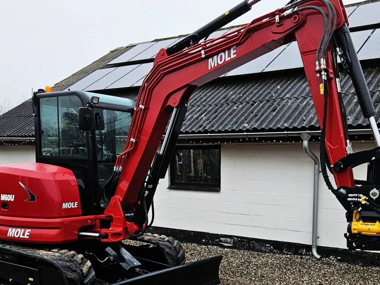 Billede 2 - MOLE M60 / Engcon rotortilt og skovlpakke / 6 tons / fabriksny