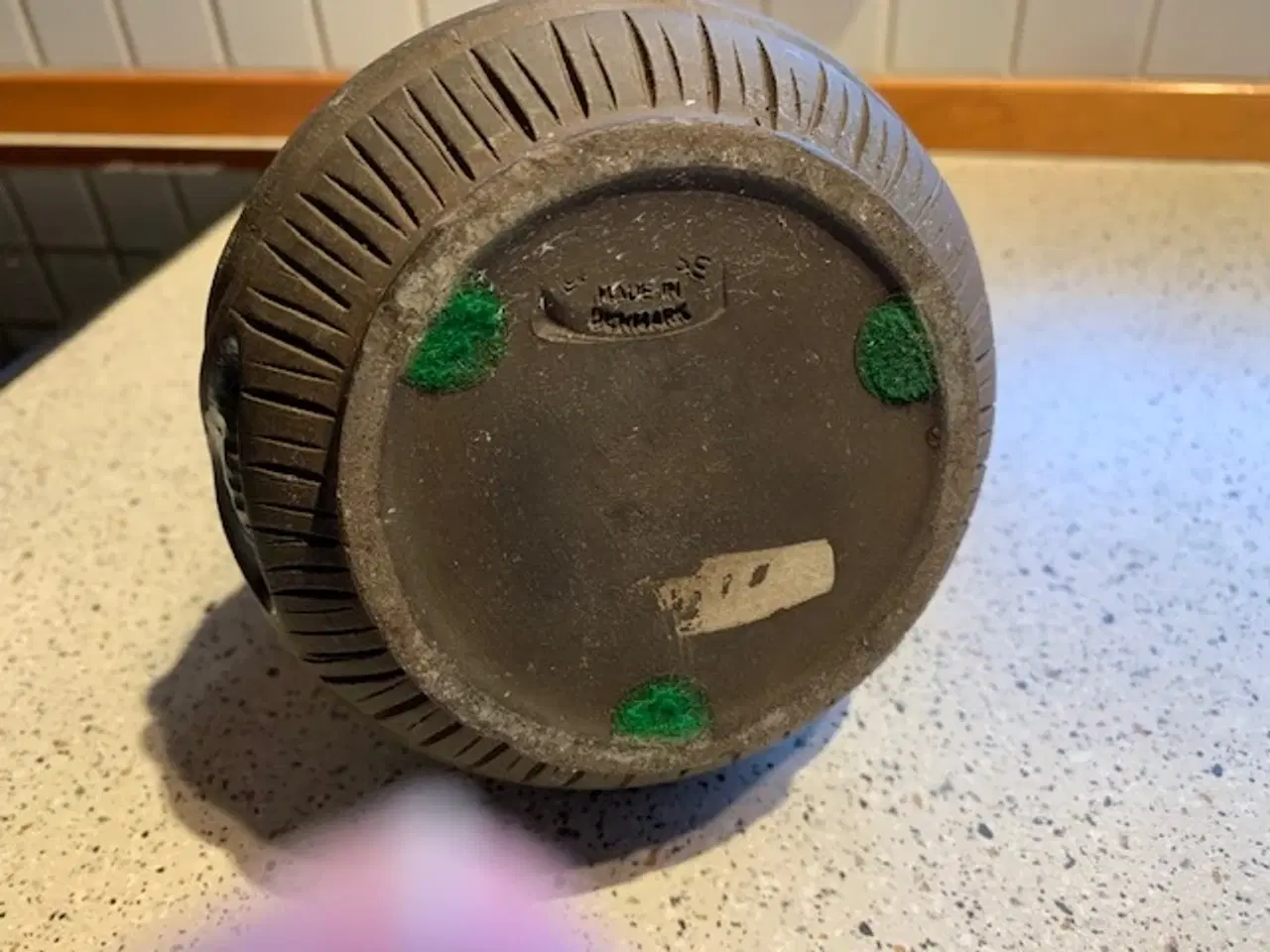 Billede 2 - Løvemose vase, brun/grøn - retro