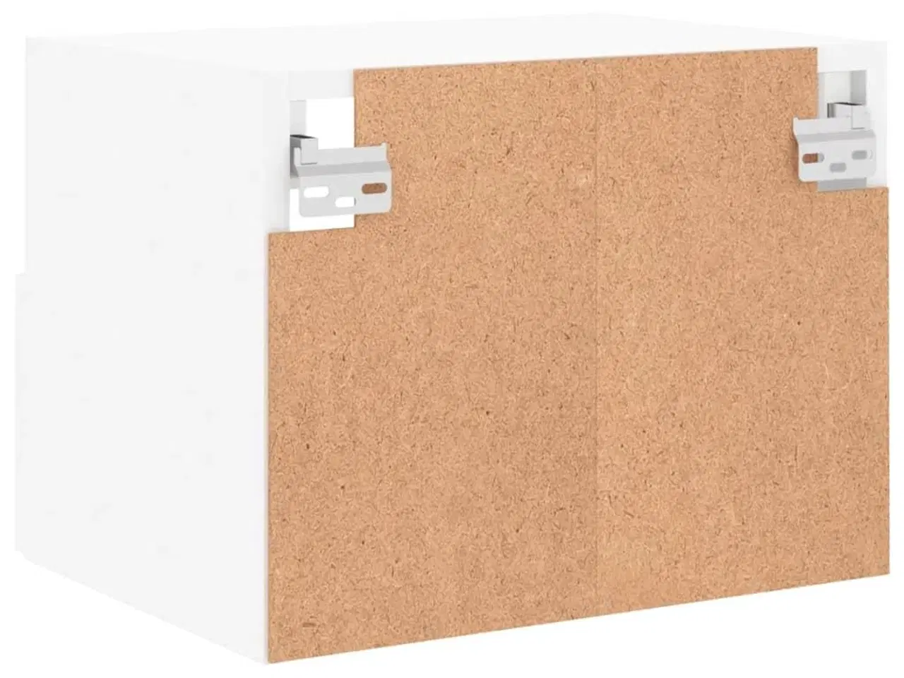 Billede 10 - Væghængte tv-borde 2 stk. 40x30x30 cm konstrueret træ hvid