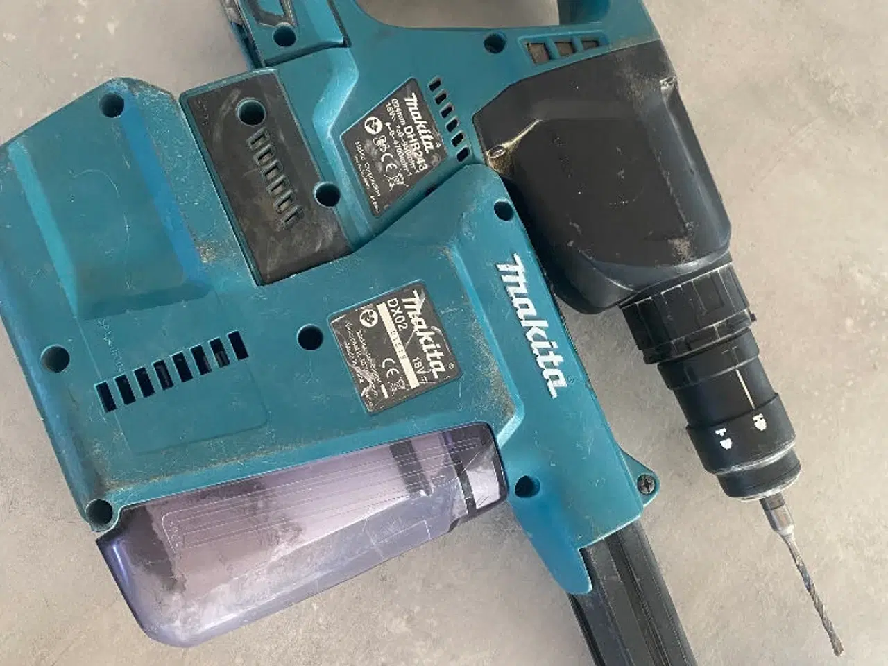 Billede 1 - Borehammer med støvsuger