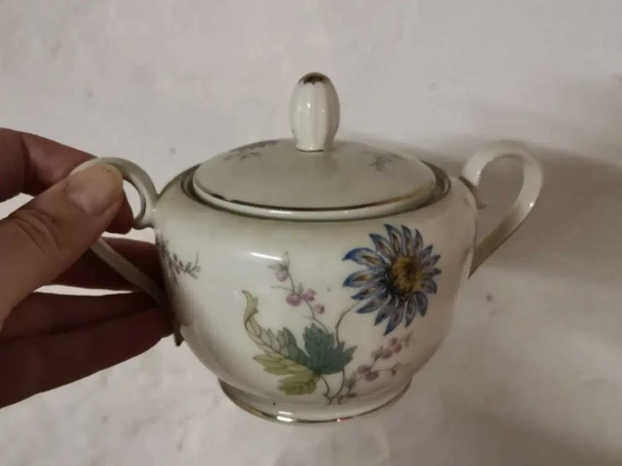 Billede 2 - Retro sukkerskål med låg