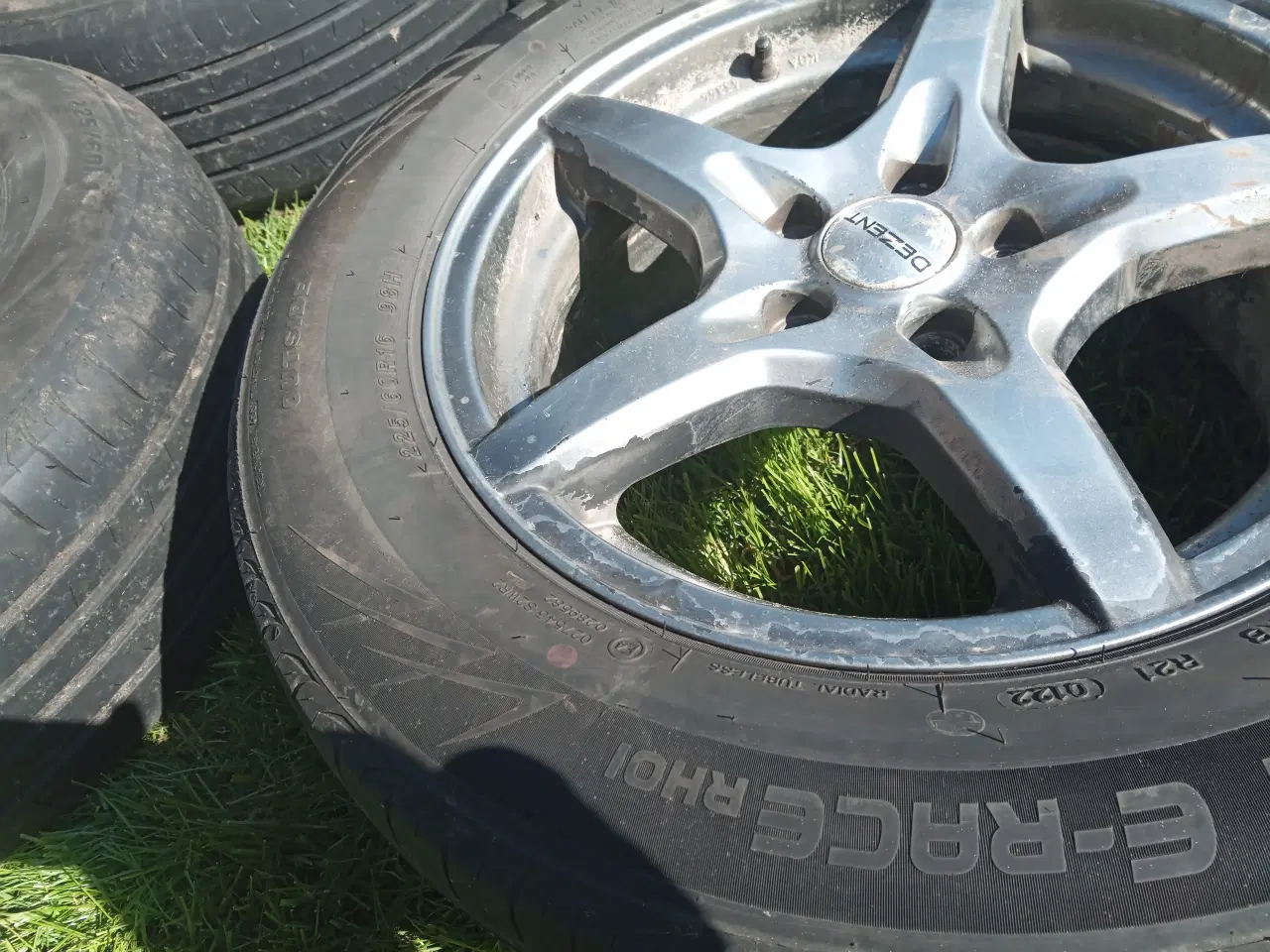 Billede 3 - Alufælge med sommerdæk