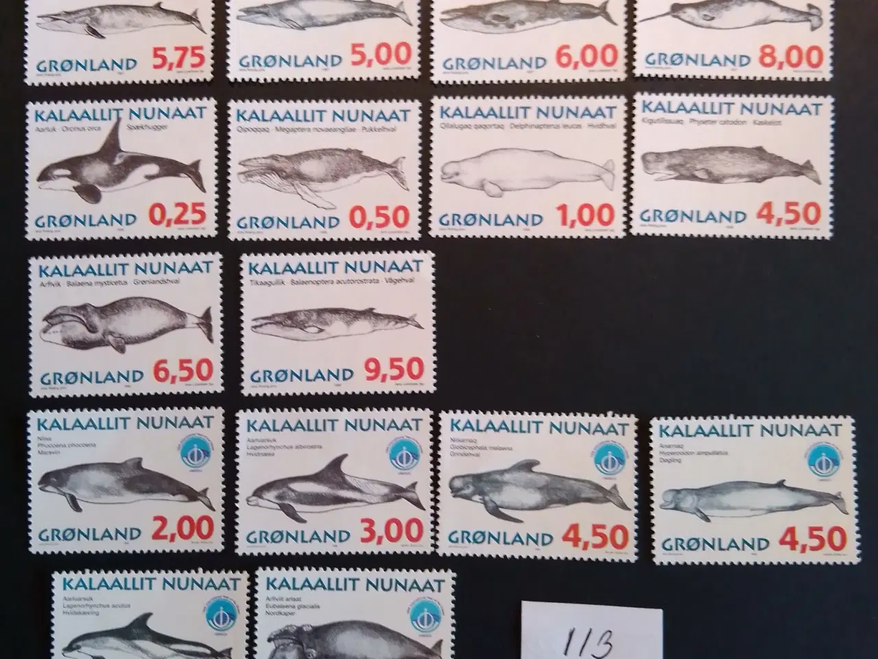 Billede 1 - Grønland Frimærker Hvaler