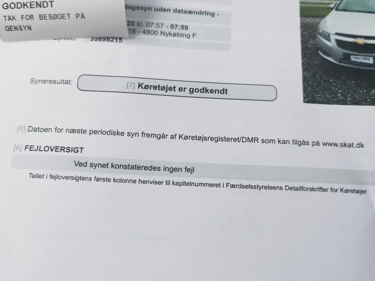 Billede 10 - Nysynet Chevrolet Cruze