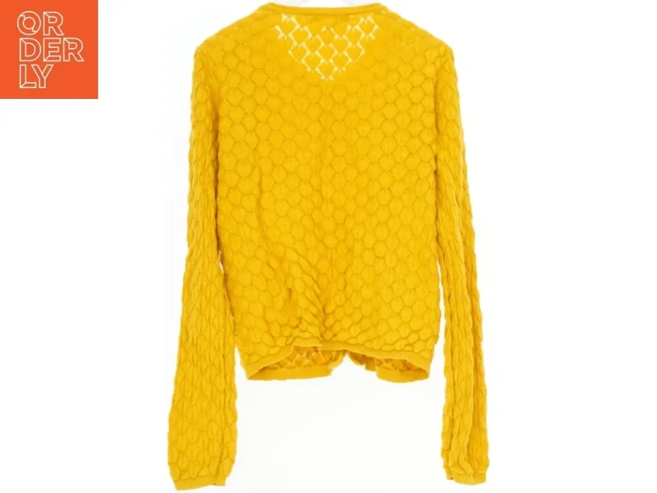 Billede 2 - Gul cardigan med struktur fra H&M (str. 140)