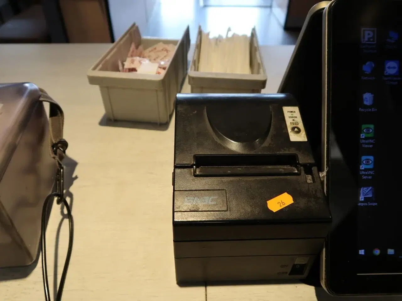 Billede 3 - Kasseapparat CBE, bonprinter, pengeskuffe m.m.