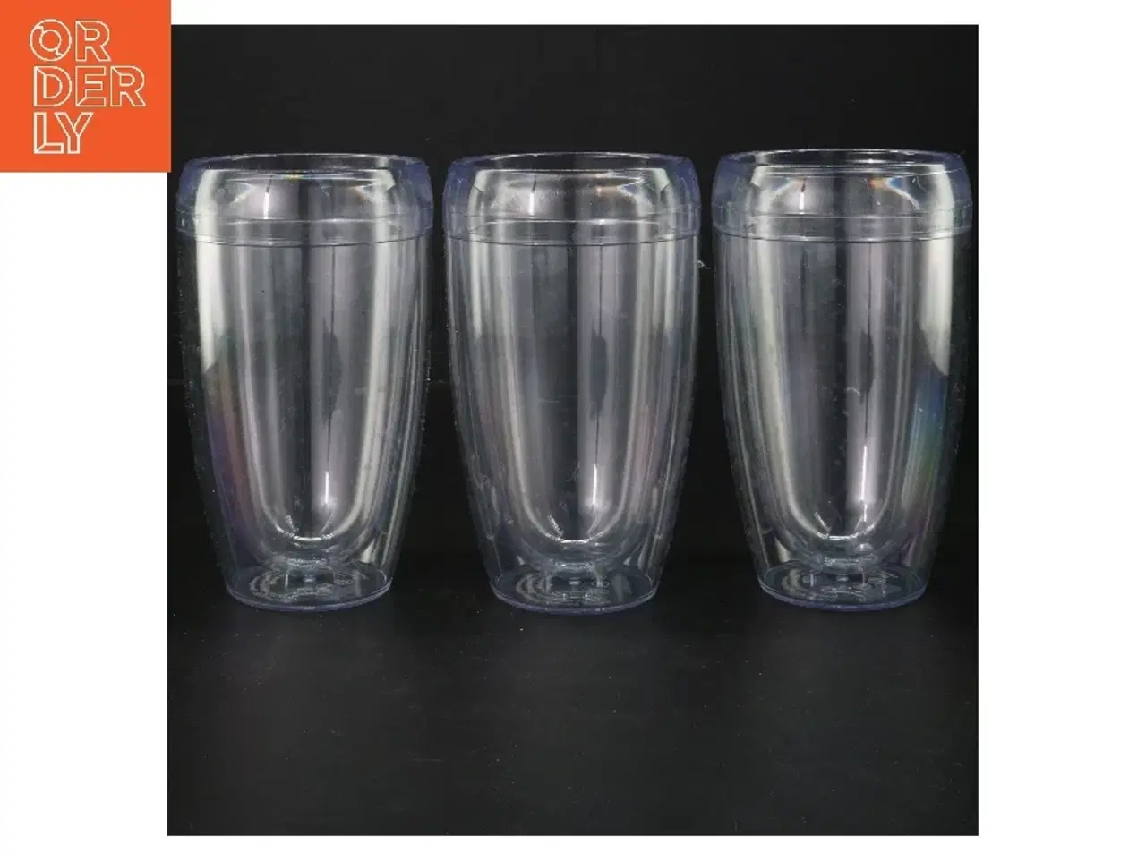 Billede 1 - Sæt med 3 gennemsigtige drikkeglas fra Bodum (str. 3 styk, 15 cm)