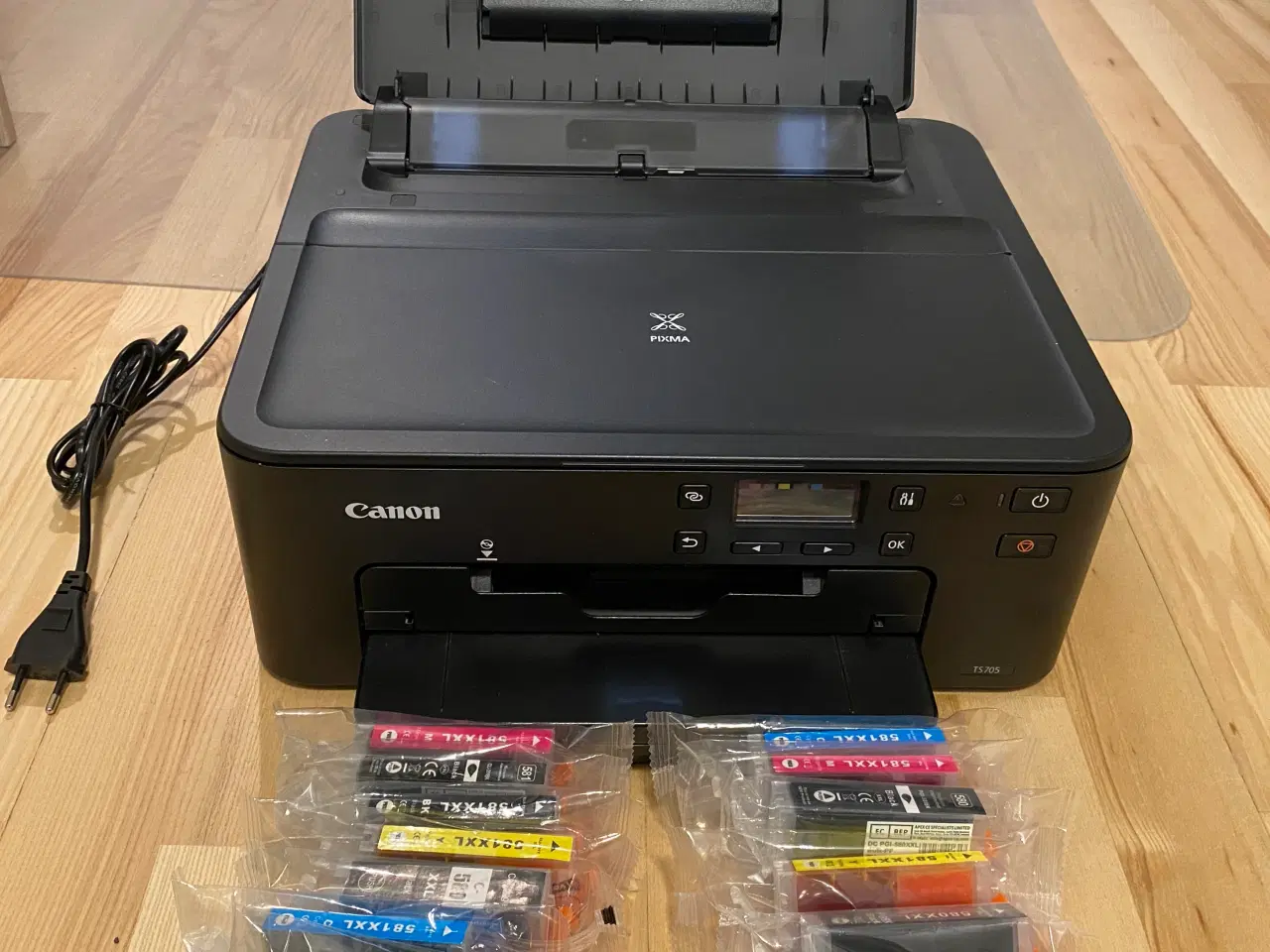 Billede 1 - Canon PIXMA TS705a Fotoprinter + 2 sæt Farvepatron
