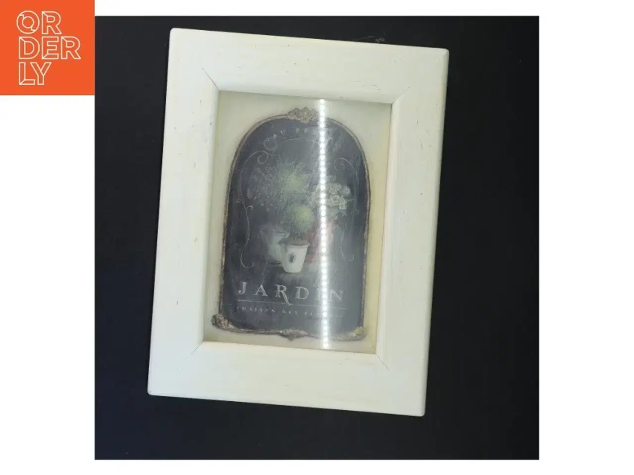 Billede 1 - Dekorationsbillede med hvid ramme (str. 30x25 cm)