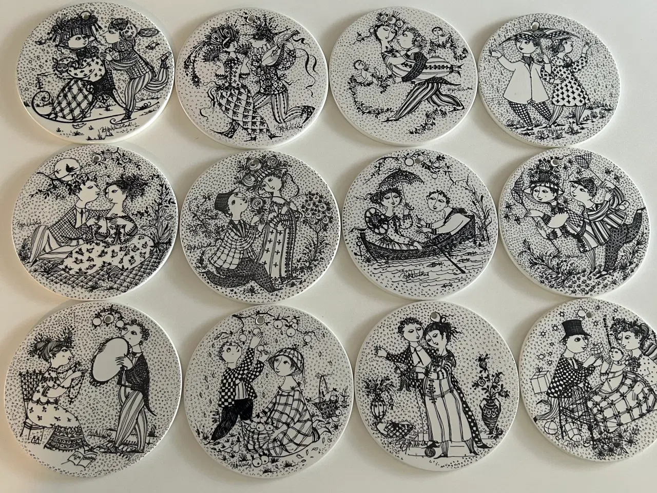 Billede 1 - Bjørn Winblad platter 12 stk. sælges samlet