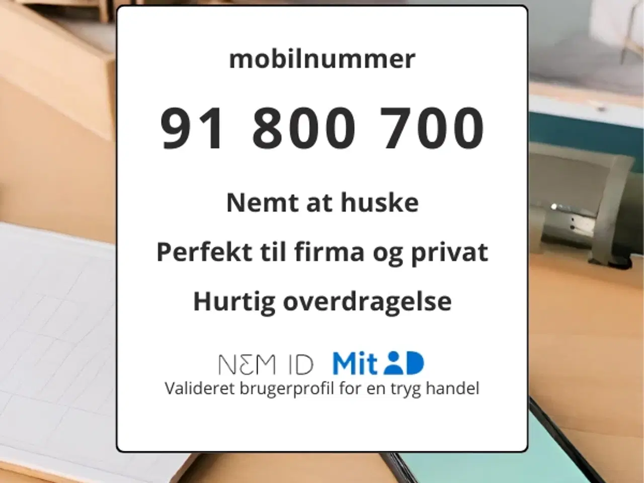 Billede 1 - Guldnummer 91 800 700