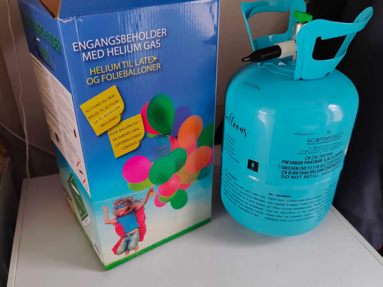 Billede 1 - Helium til balloner 