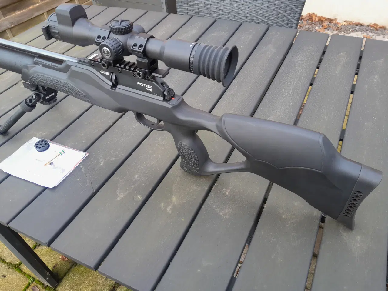 Billede 2 - Luftgevær Walther Rotex RM8 Varmint 4,5 mm med int