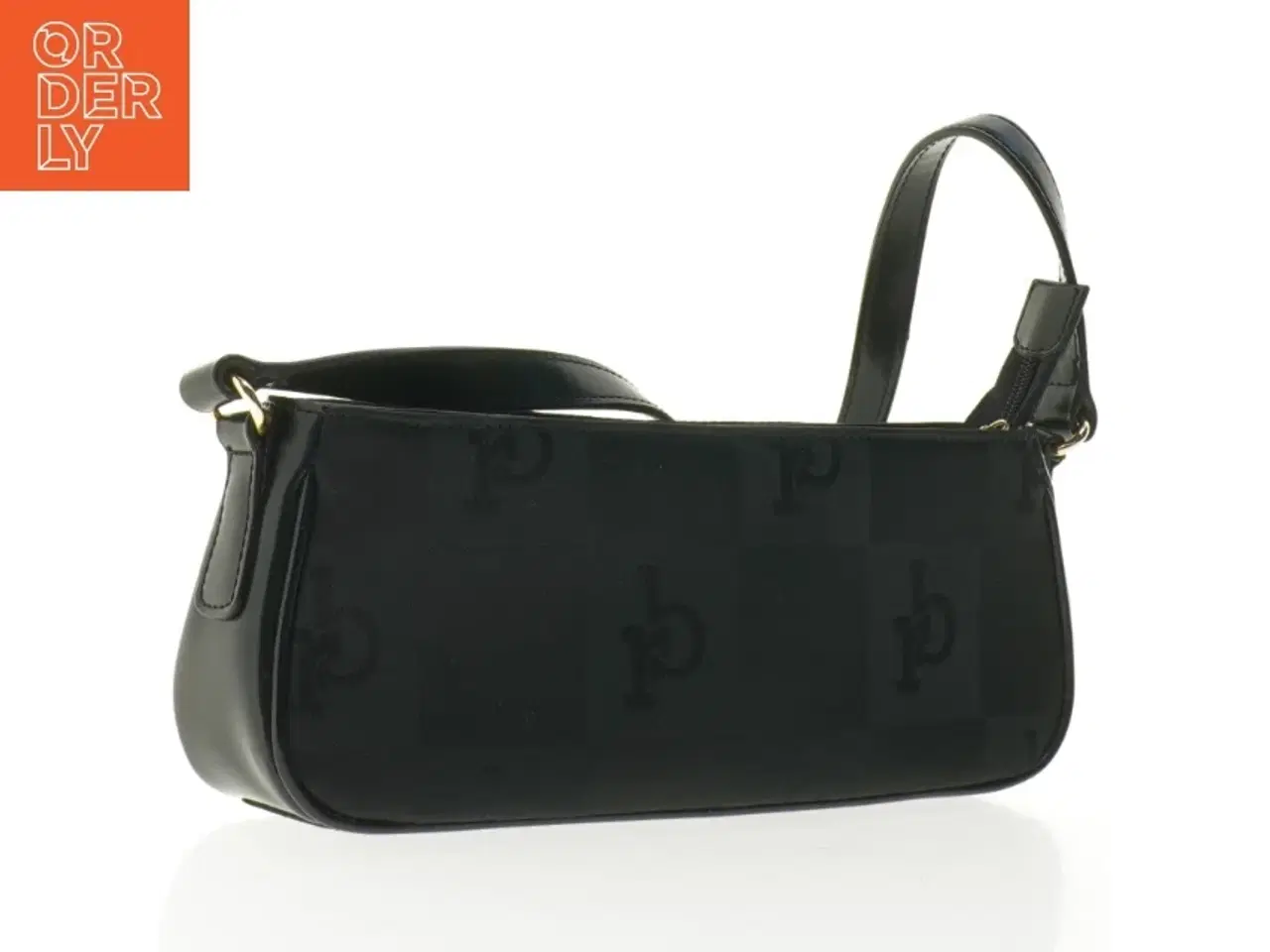 Billede 1 - Sort aftenclutch fra Roccobarocco (str. 27 x 10 x 6 cm)