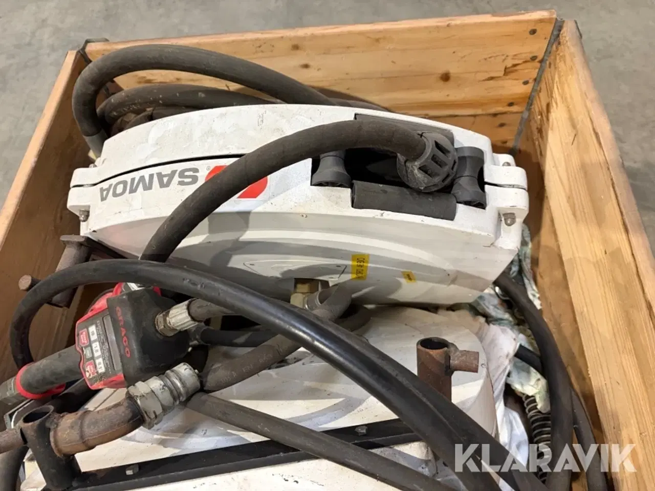 Billede 2 - Slangeruller Samoa Reel Master med Graco tællehåndtag 6 styk