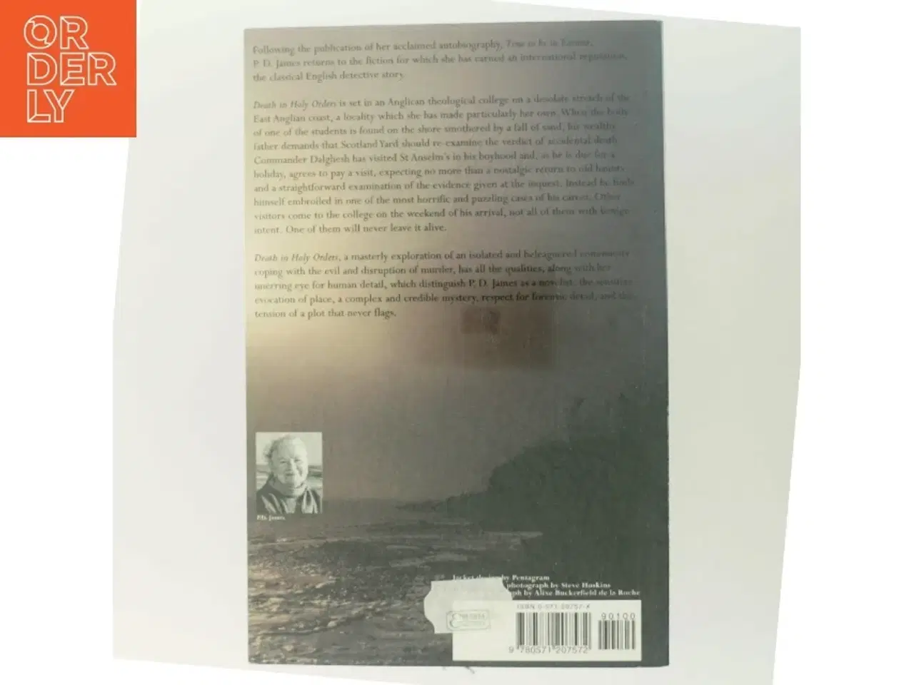 Billede 3 - &#39;Death in holy orders&#39; af P. D. James (bog)