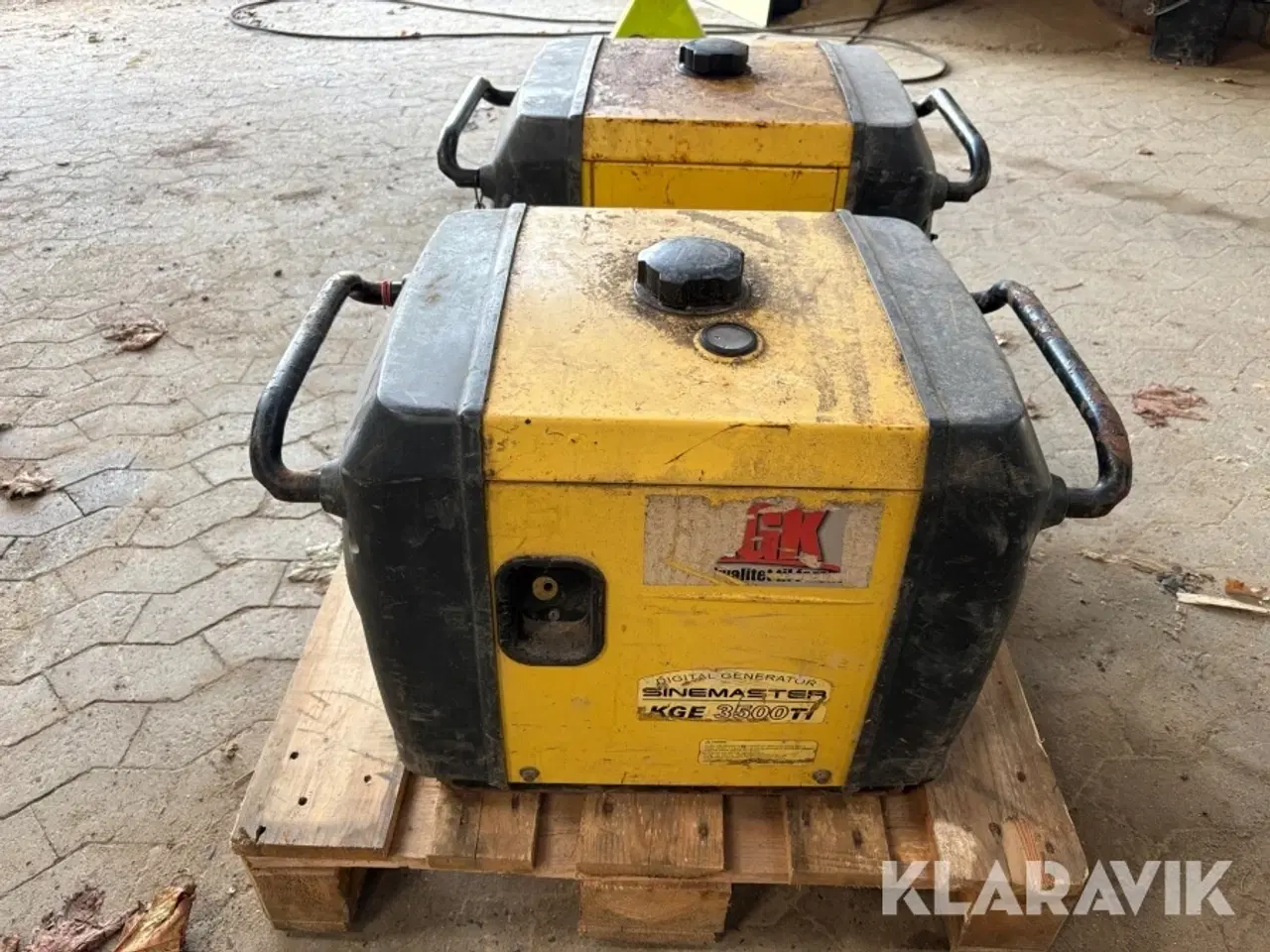 Billede 2 - Generator Sinmaster KGE 3500Ti 2 styk