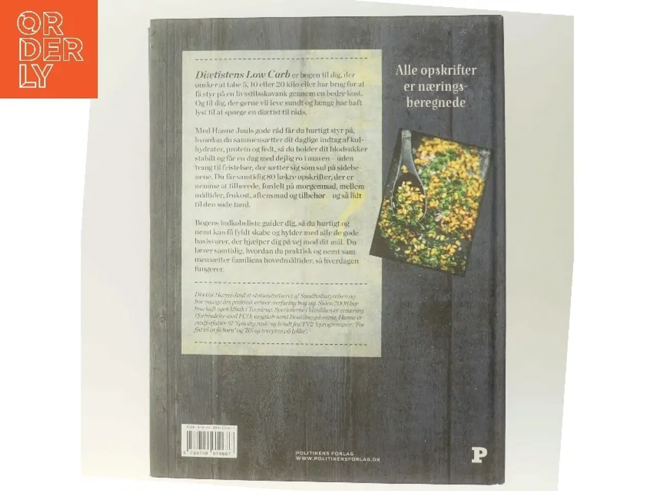 Billede 3 - Diætistens low carb : spis dig slank og mæt af Hanne Juul (f. 1972-06-11) (Bog)