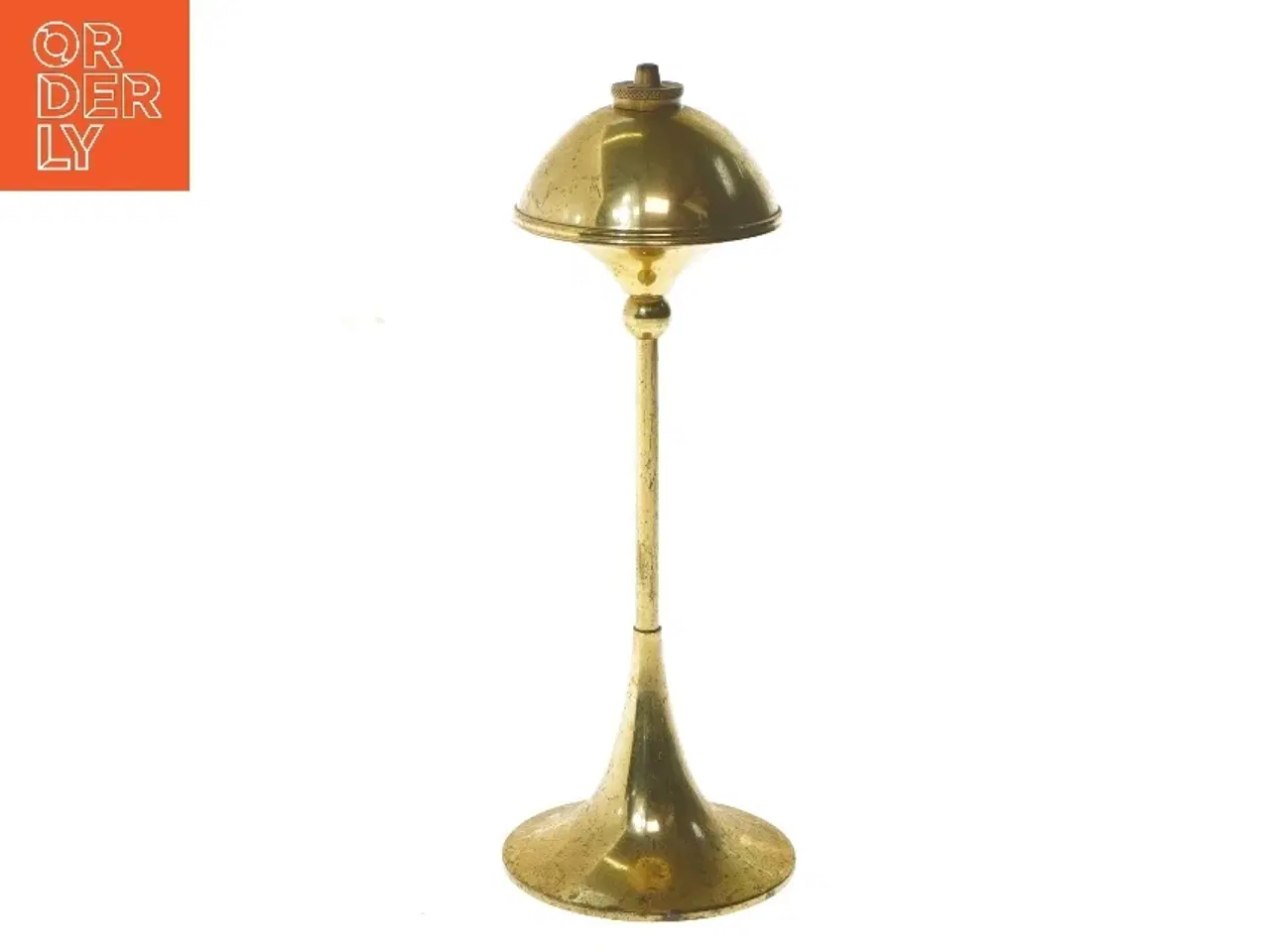 Billede 1 - Messing olielampe (str. 24 cm)