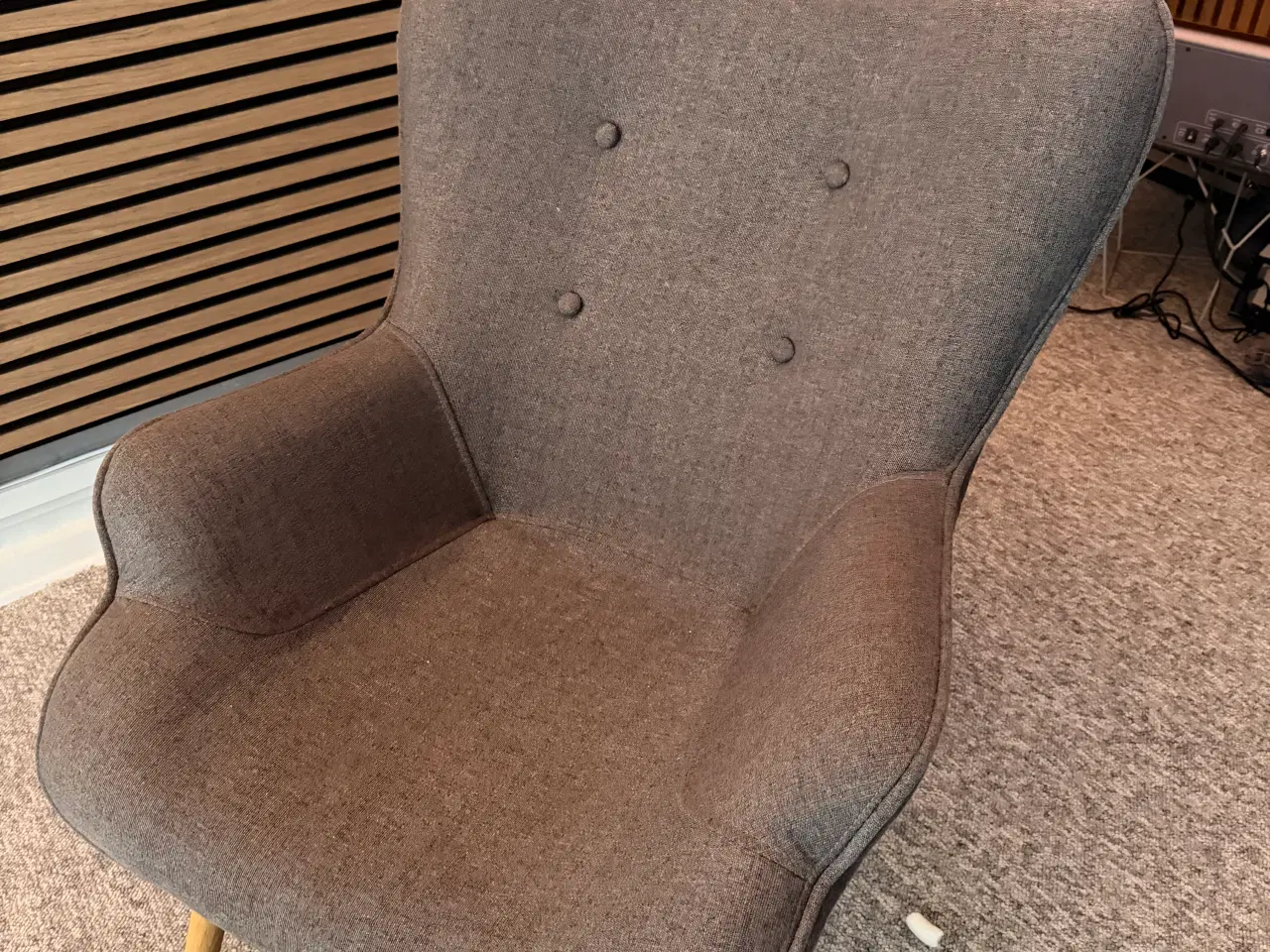 Billede 1 - Lænestol med fodskammel SKALBORG