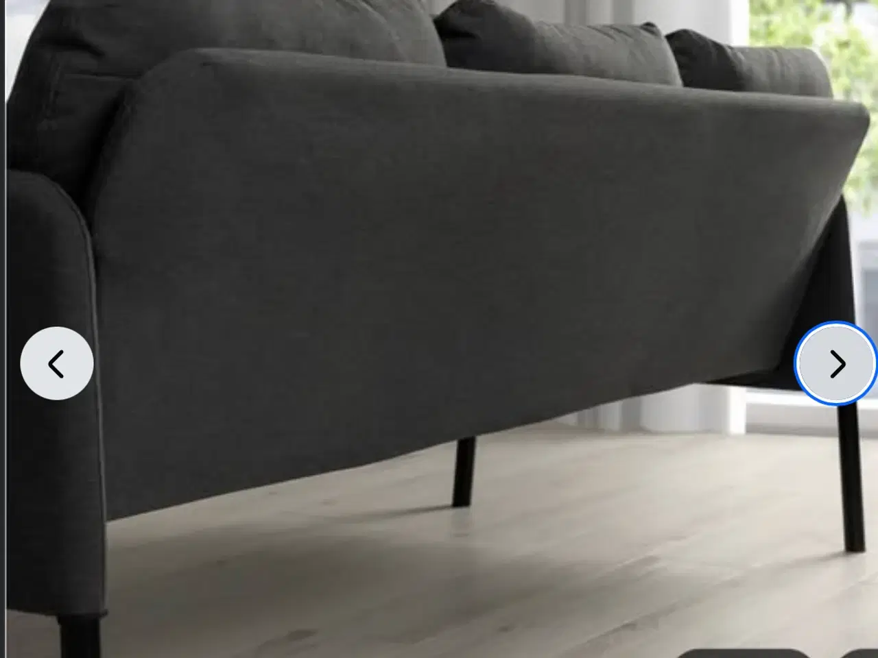 Billede 3 - 2 & 3 pers. sofa m. puf