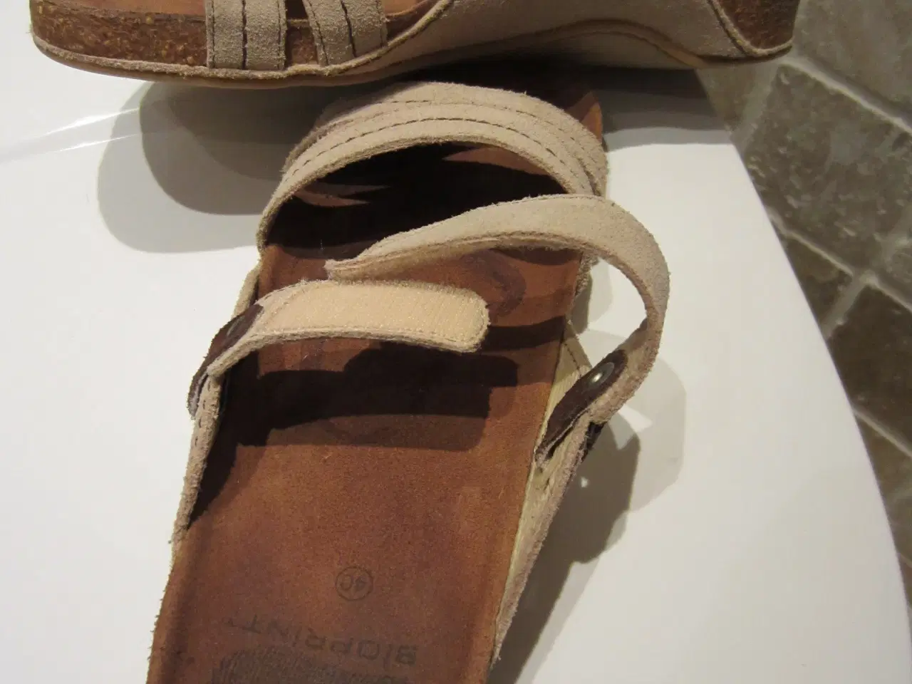 Billede 2 - Scholl sandaler - slippers med velcroluk