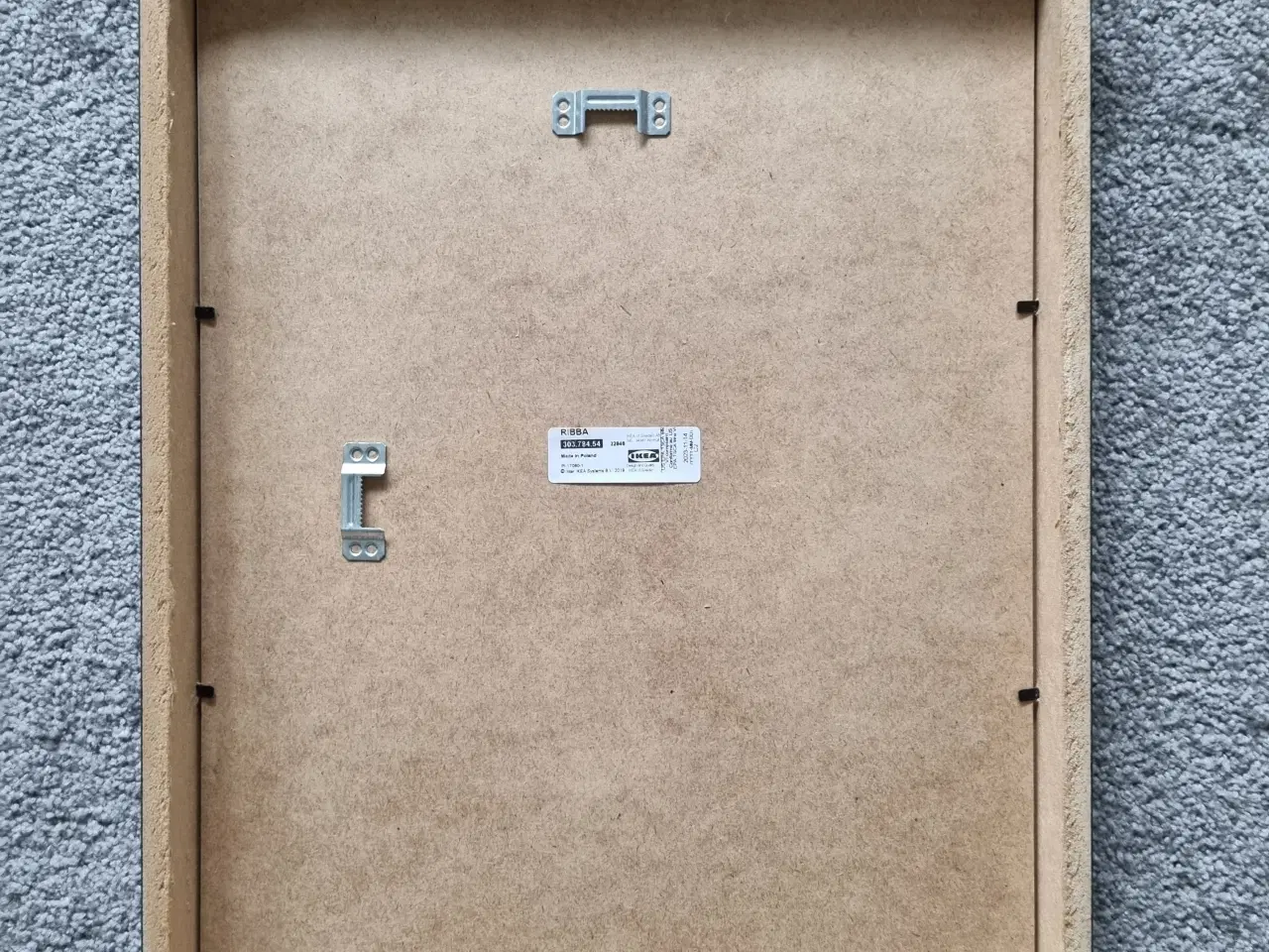 Billede 2 -  Ikea sort Ribba ramme inklusive 5 plakater 