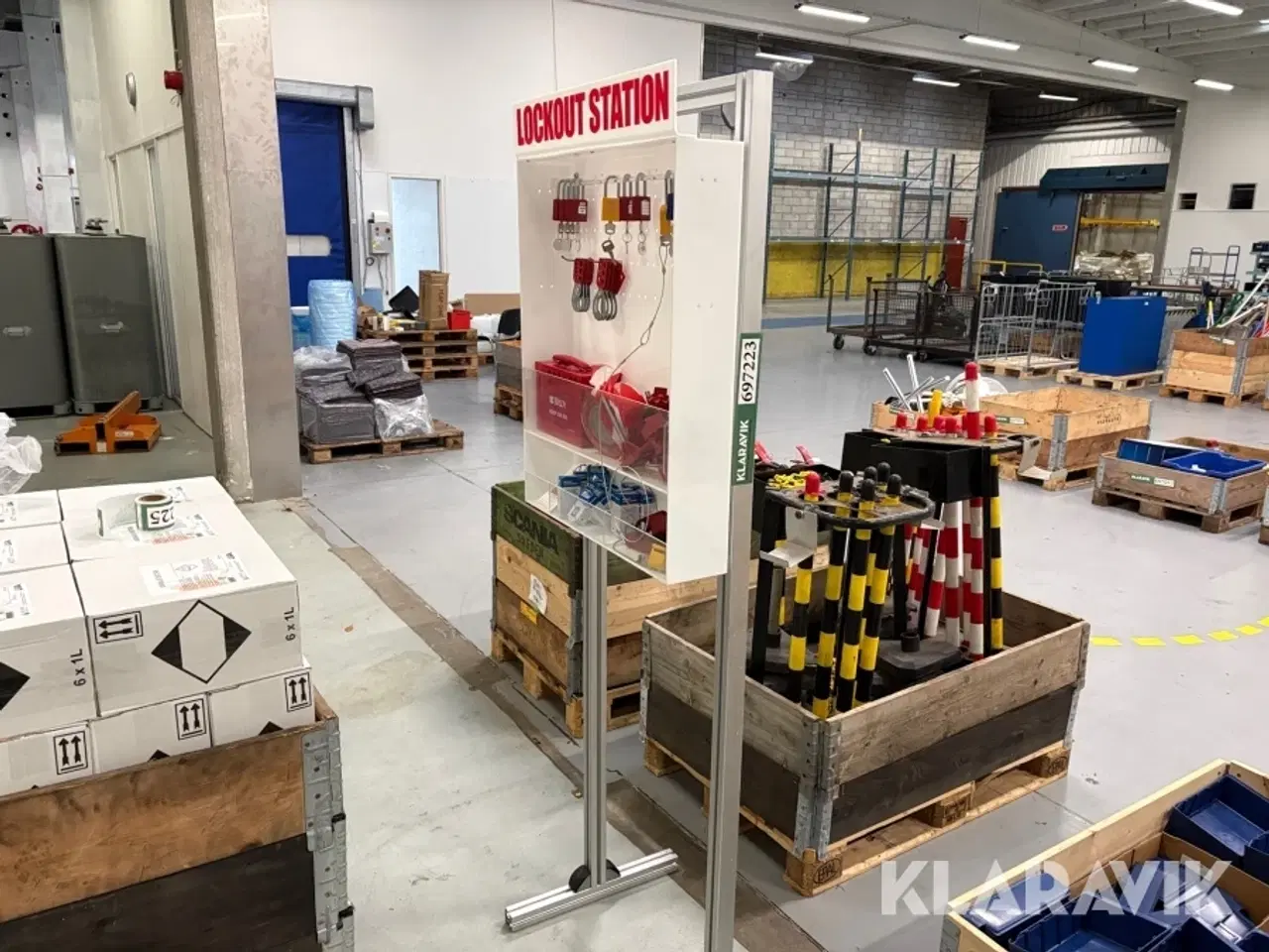 Billede 1 - Låsestation med diverse låse