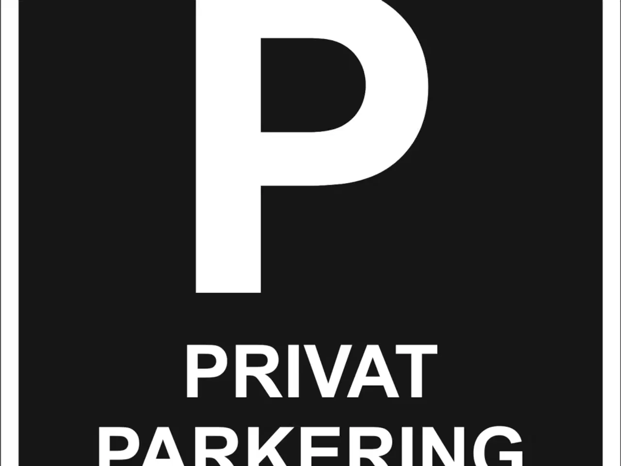 Billede 6 - P-skilte sorte med privatretlige regler og blå til