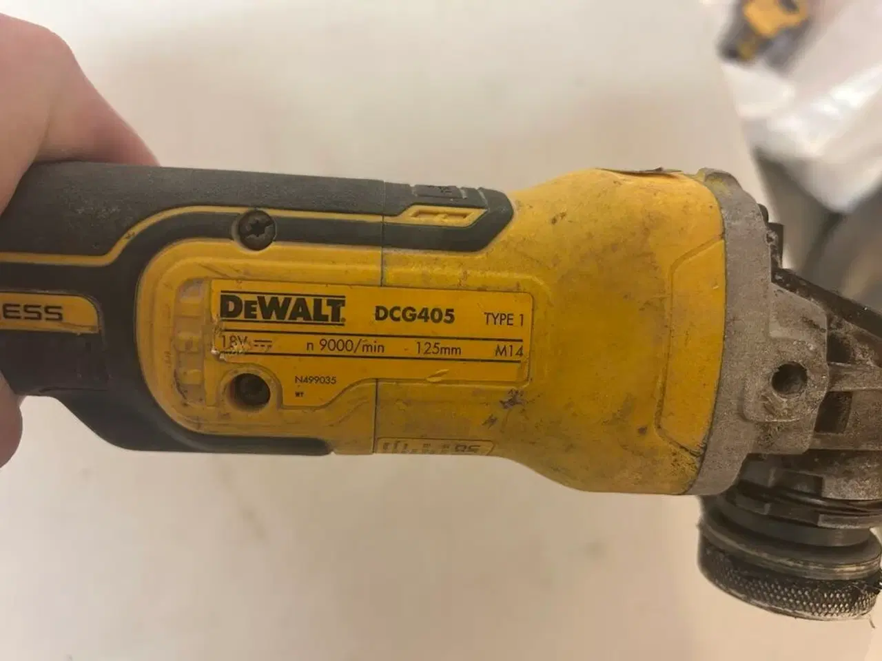 Billede 3 - DEWALT Vinkelsliber DCG405 & DEWALT Skruemaskine DCD791