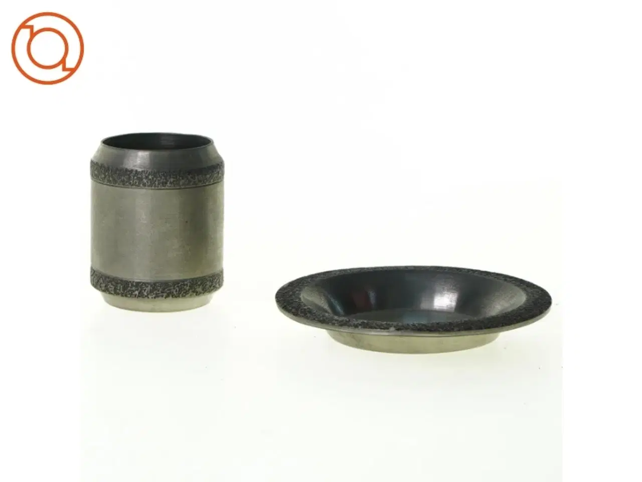 Billede 1 - Metal skåle fra Peweter (str. 10 cm 6 x 5 cm)