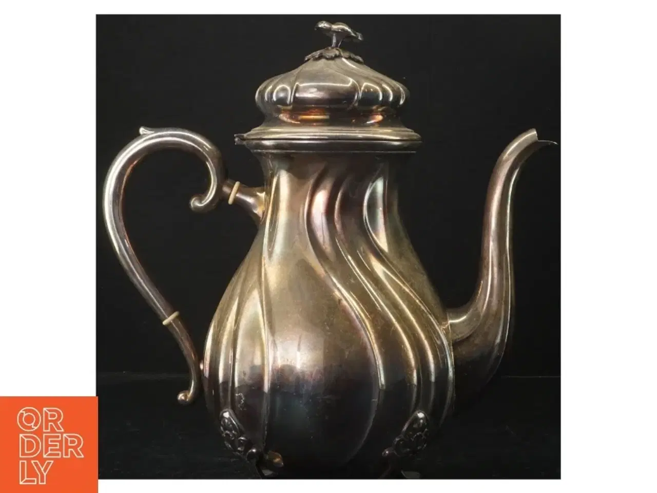Billede 3 - Vintage tekande i metal (str. 25 cm)