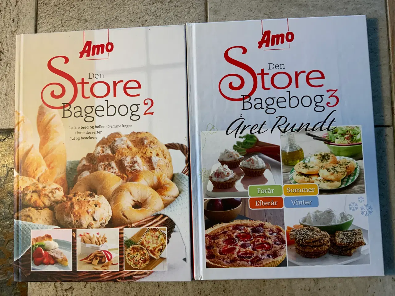 Billede 1 - 2 AMO BØGER Den store bagebog 2 og 3